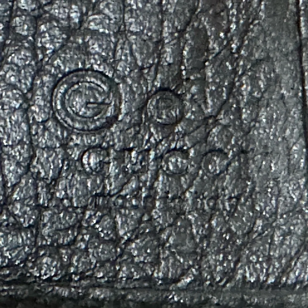 Gucci Black Monogrammed Men’s Bifold Wallet
